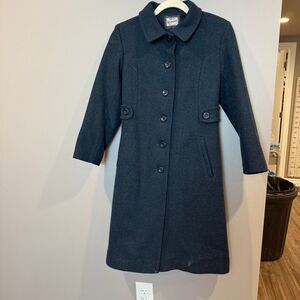 Girls Rothschild Wool Coat Deep Teal 14